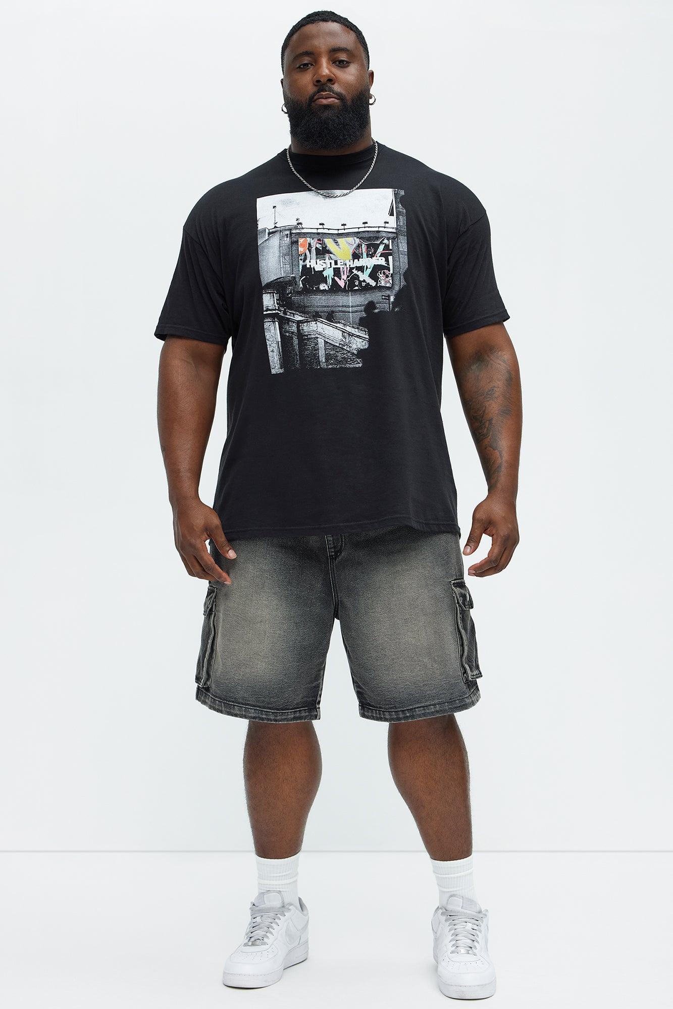 Hustle Harder Than Everyone Short Sleeve Tee - Black Product Image