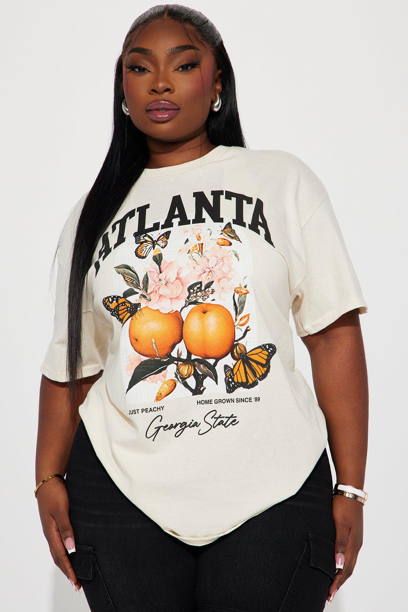 Georgia Peach Graphic Tee - Sand Product Image