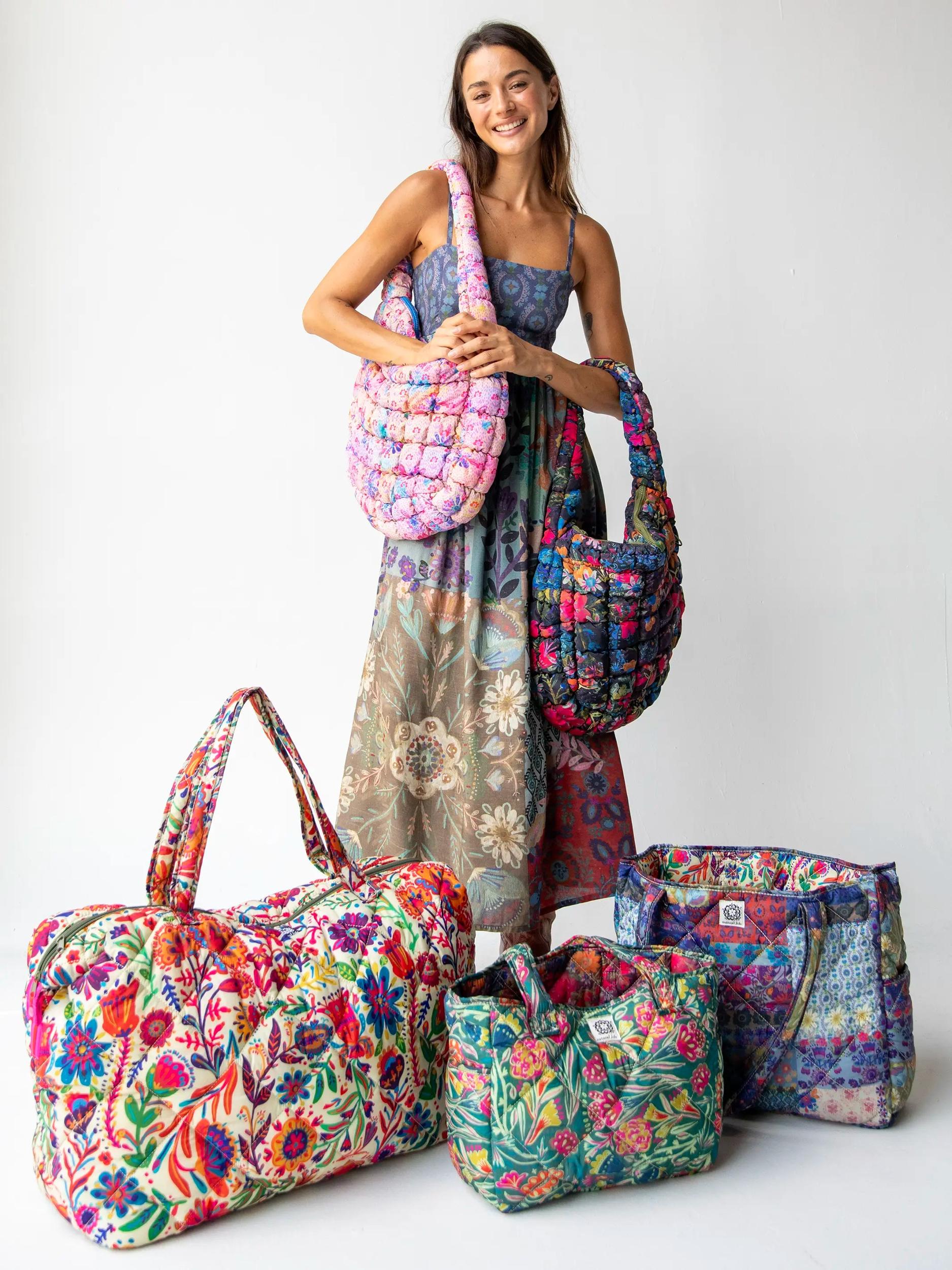 Reversible Puffy Tote Bag Product Image