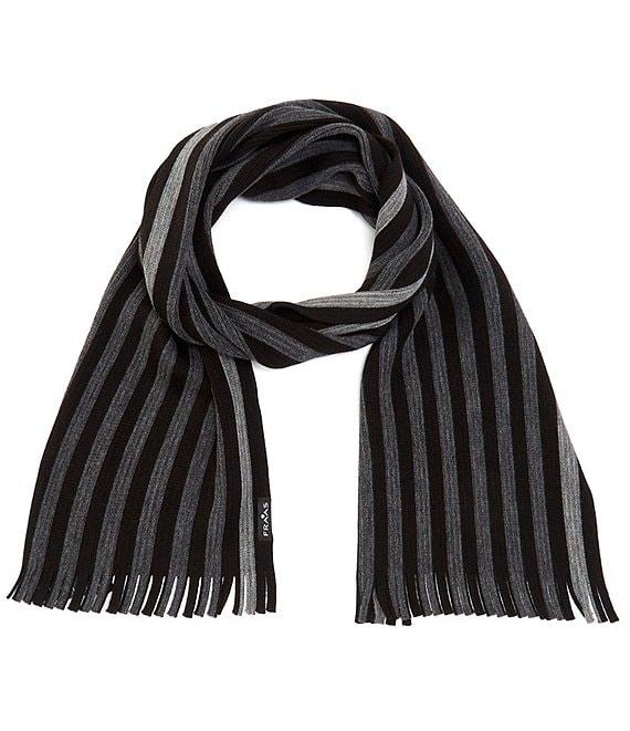 Fraas Bold Stripe Fringe Cut Scarf Product Image