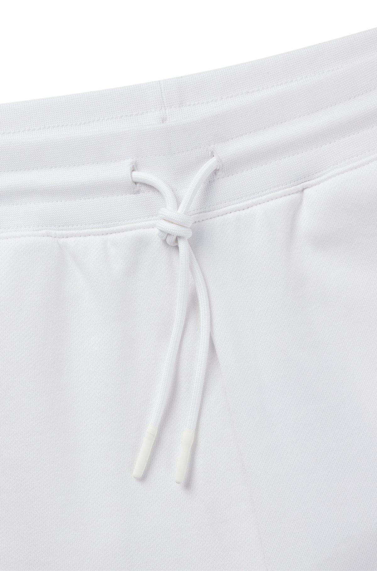 Cotton-terry shorts with Happy HUGO logo Product Image
