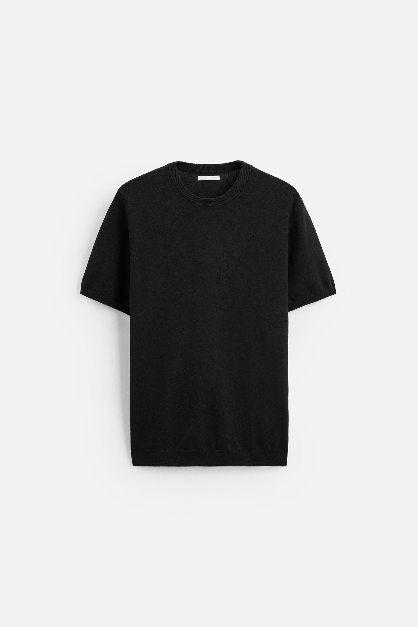 VISCOSE BLEND KNIT T-SHIRT Product Image