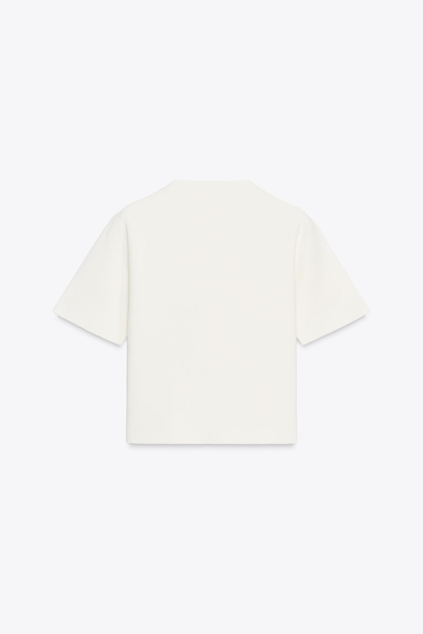 SHORT SLEEVE KNIT CARDIGAN Product Image