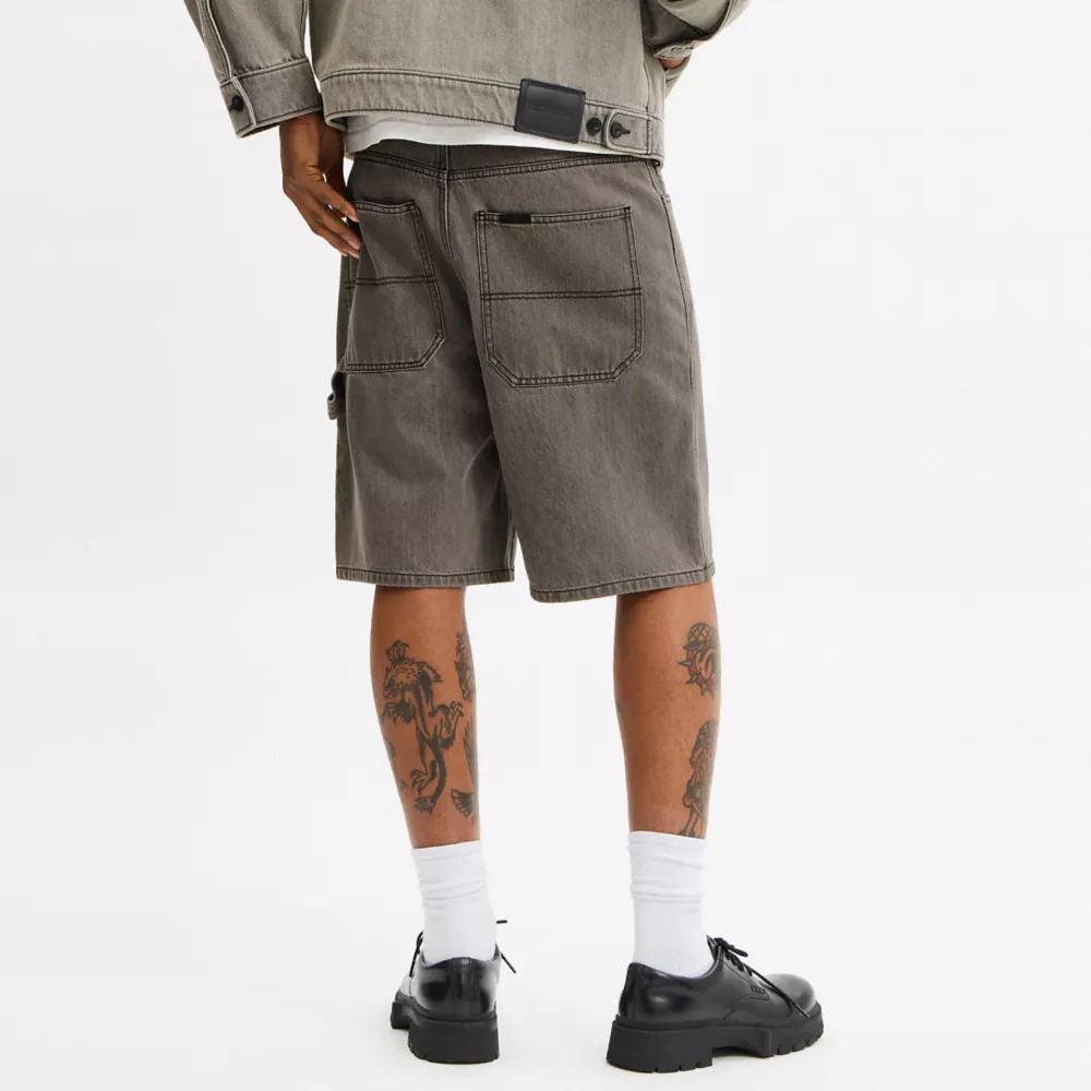 Denim Skater Shorts Product Image