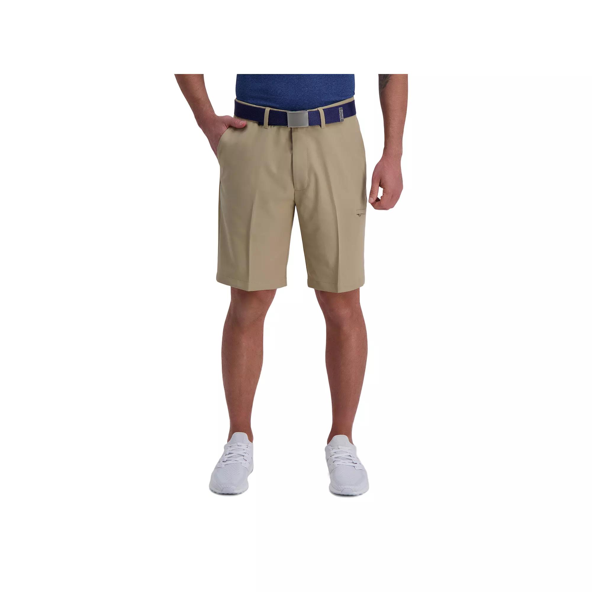 Big & Tall Haggar The Active Series Slim-Fit Flat-Front Utility Shorts, Mens Green Product Image