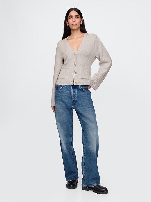 CashSoft Pocket Cardigan Product Image