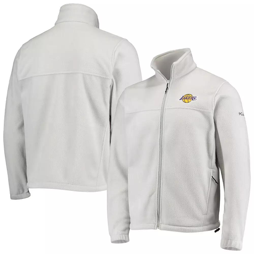 Men's Columbia Los Angeles Lakers Gray Flanker Full-Zip Jacket,  Product Image