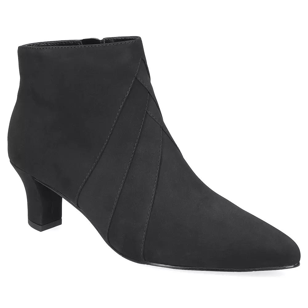 Easy Street Women's Falcon Dress Ankle Boots, Size: 9 Wide, Black Lamy Product Image