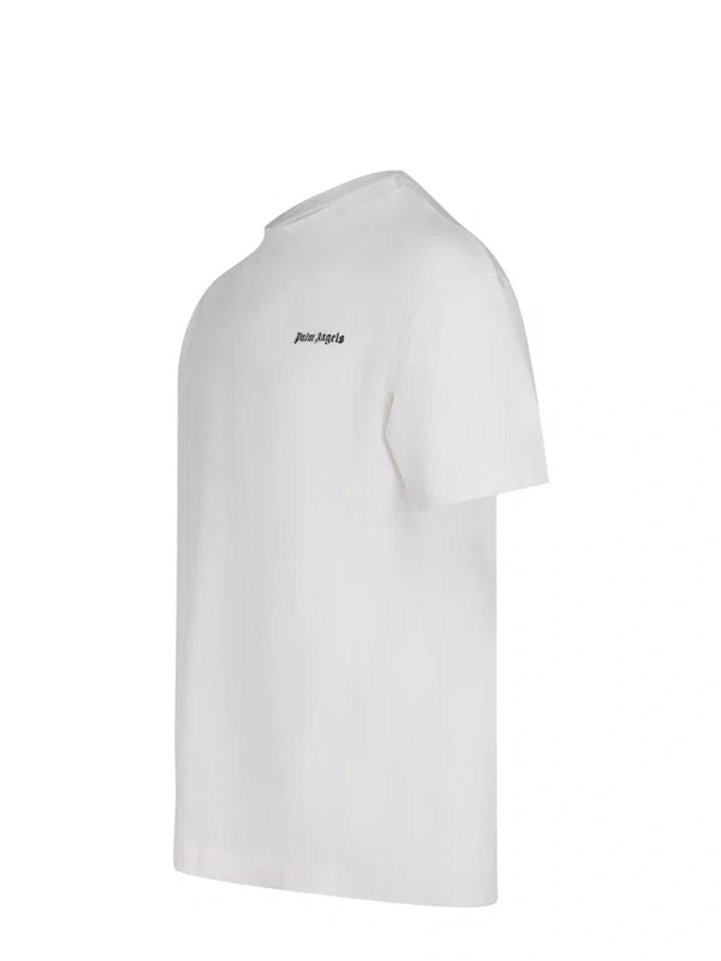 PALM ANGELS Logo Graphic Cotton T-shirt In Black Product Image