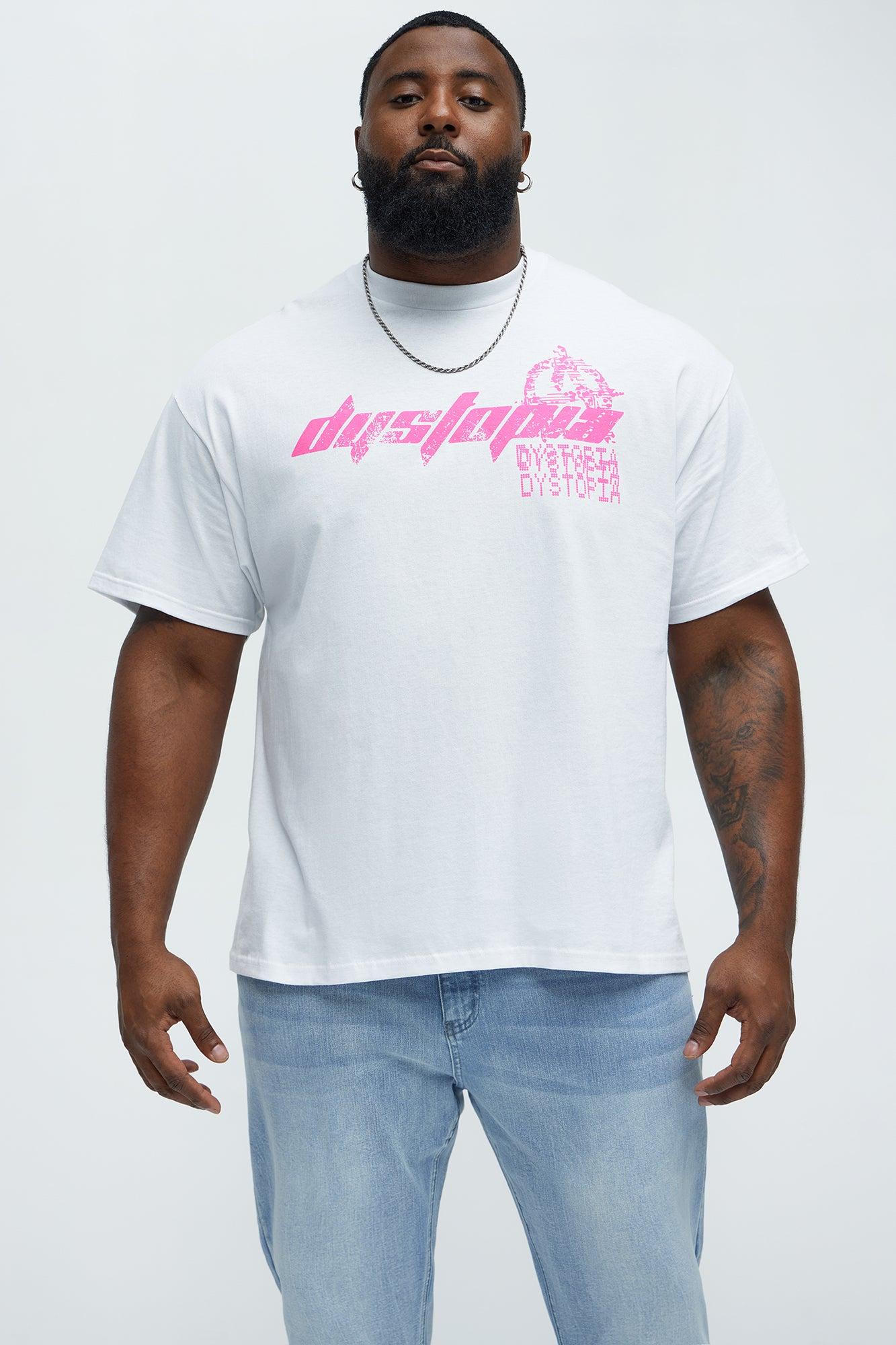 Dystopia Short Sleeve Tee - White Product Image