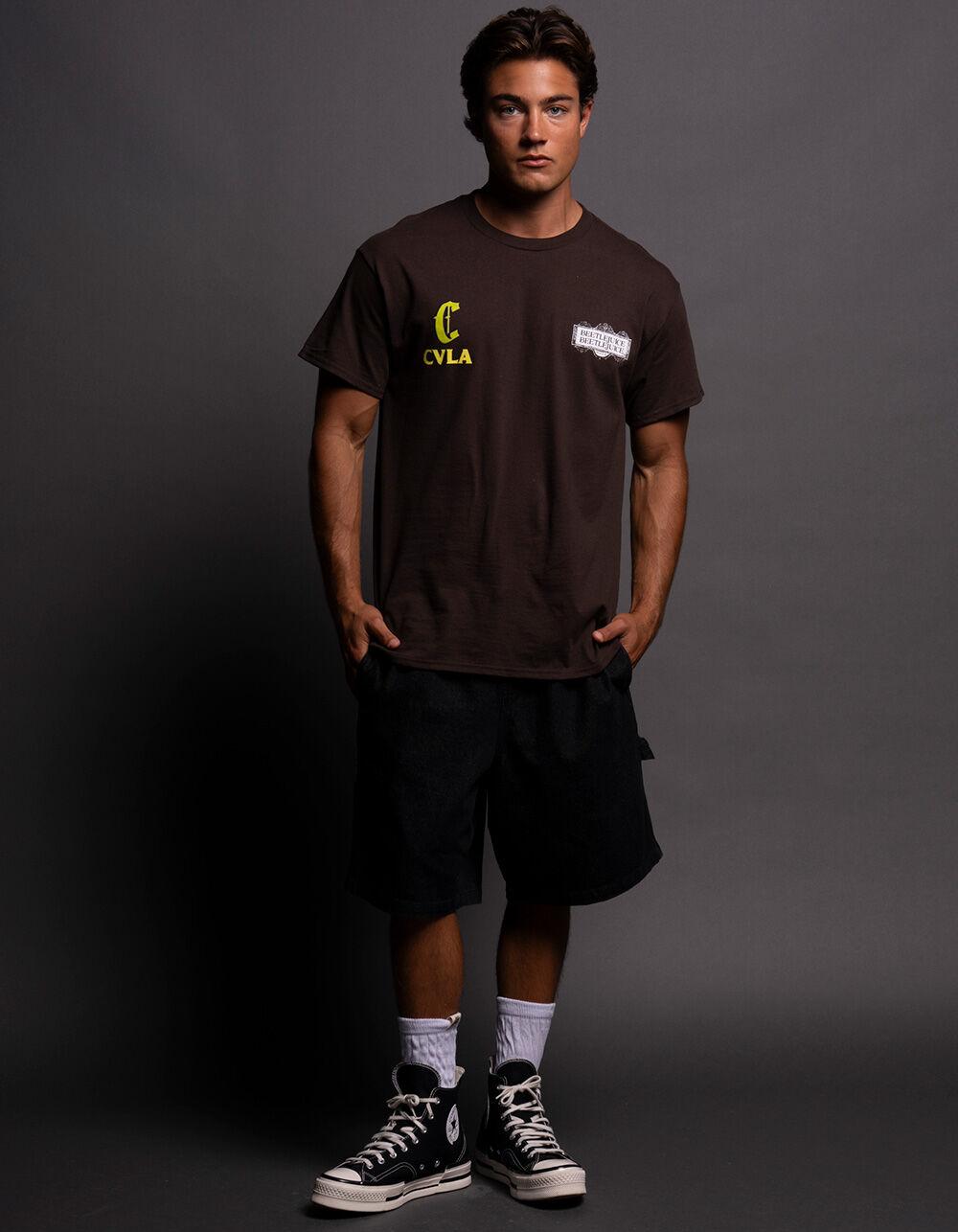 CVLA x Beetlejuice Astrid Mens Tee - BROWN Product Image
