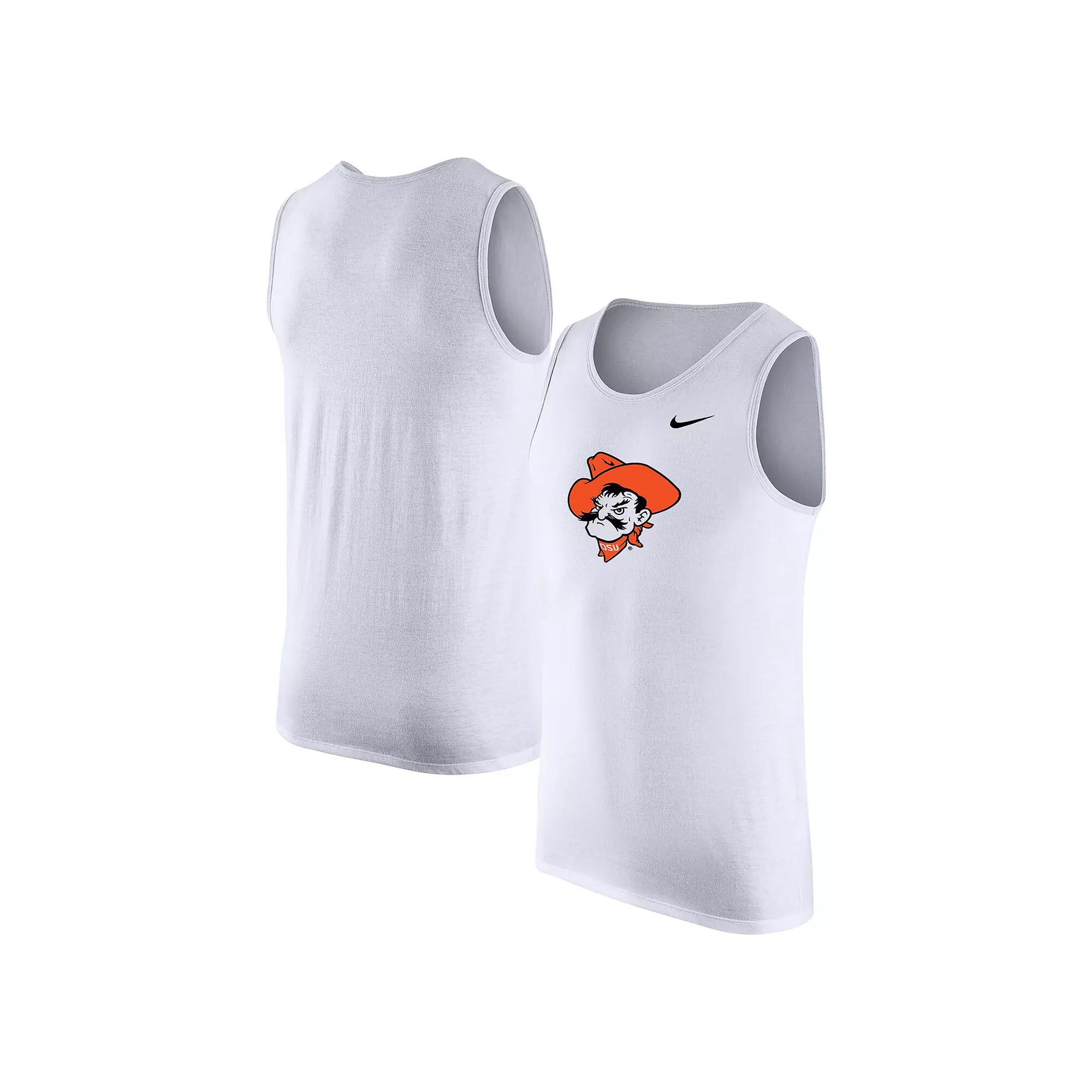 Men's Nike White Oklahoma State Cowboys Tank Top, Size: XL Product Image