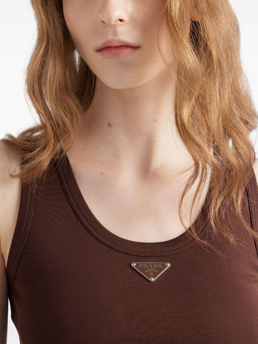 ribbed-knit tank top Product Image