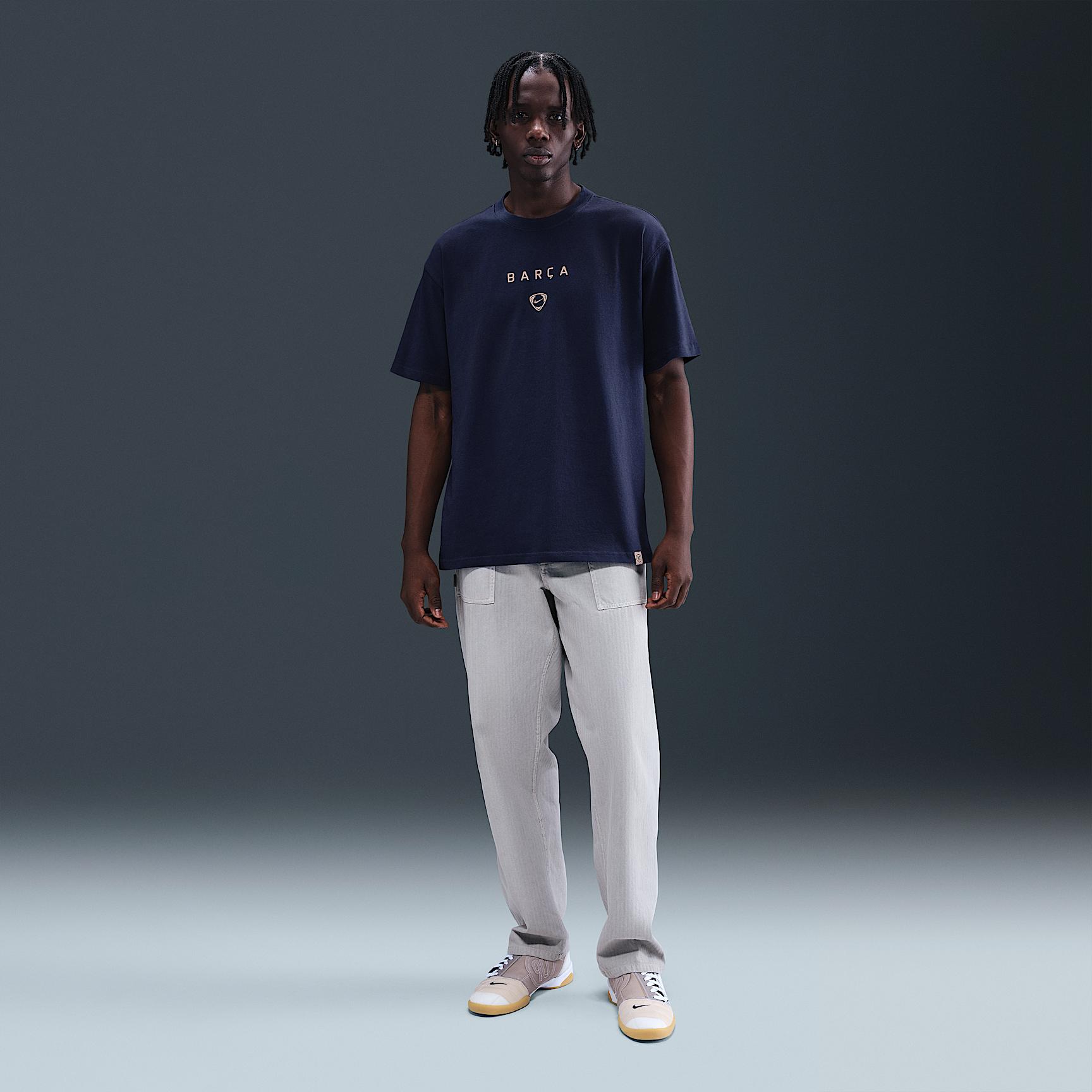 FC Barcelona Nike Mens Total 90 Soccer T-Shirt | IB7294-410 Product Image