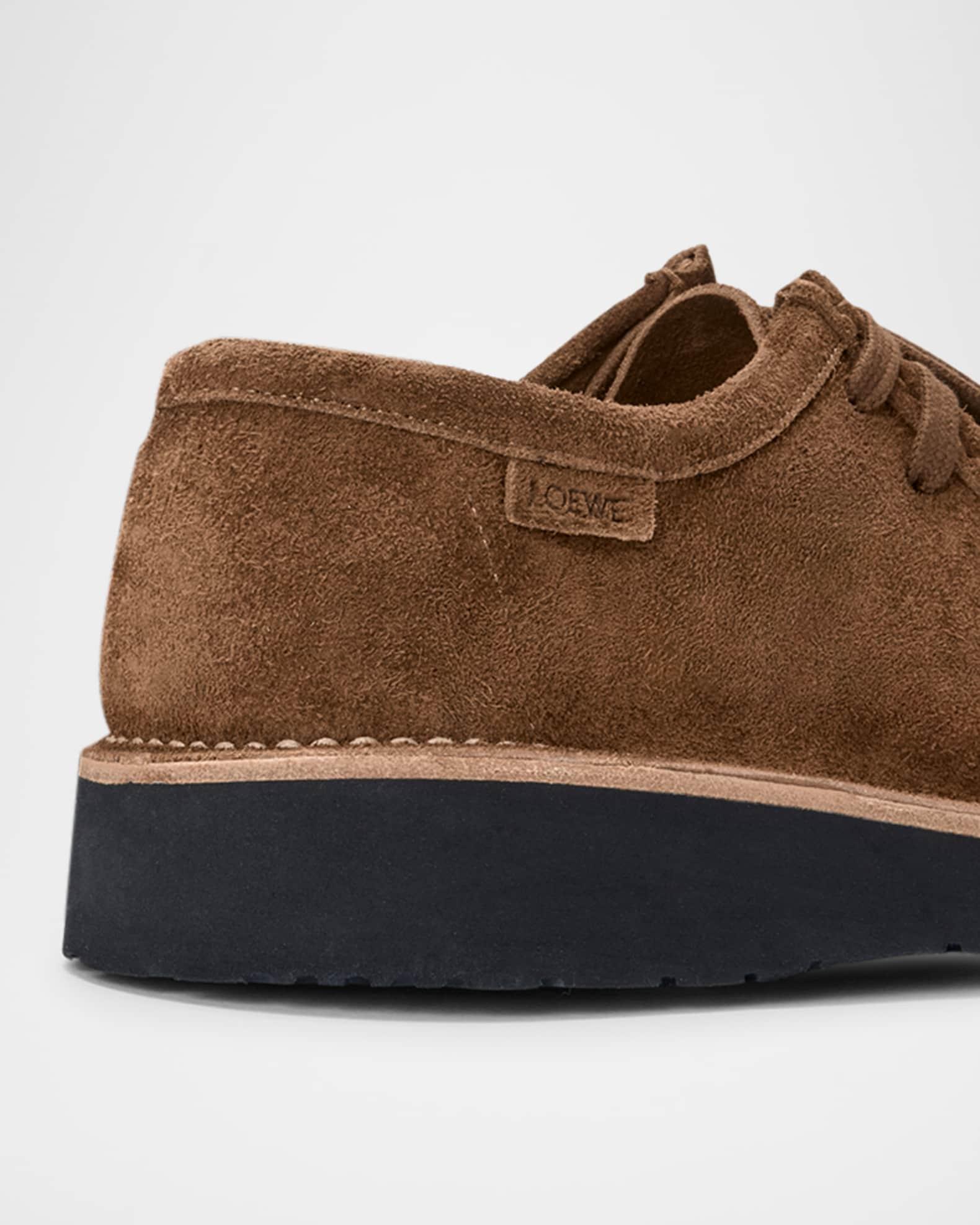 Faro Suede Lace-Up Derby Shoes Product Image