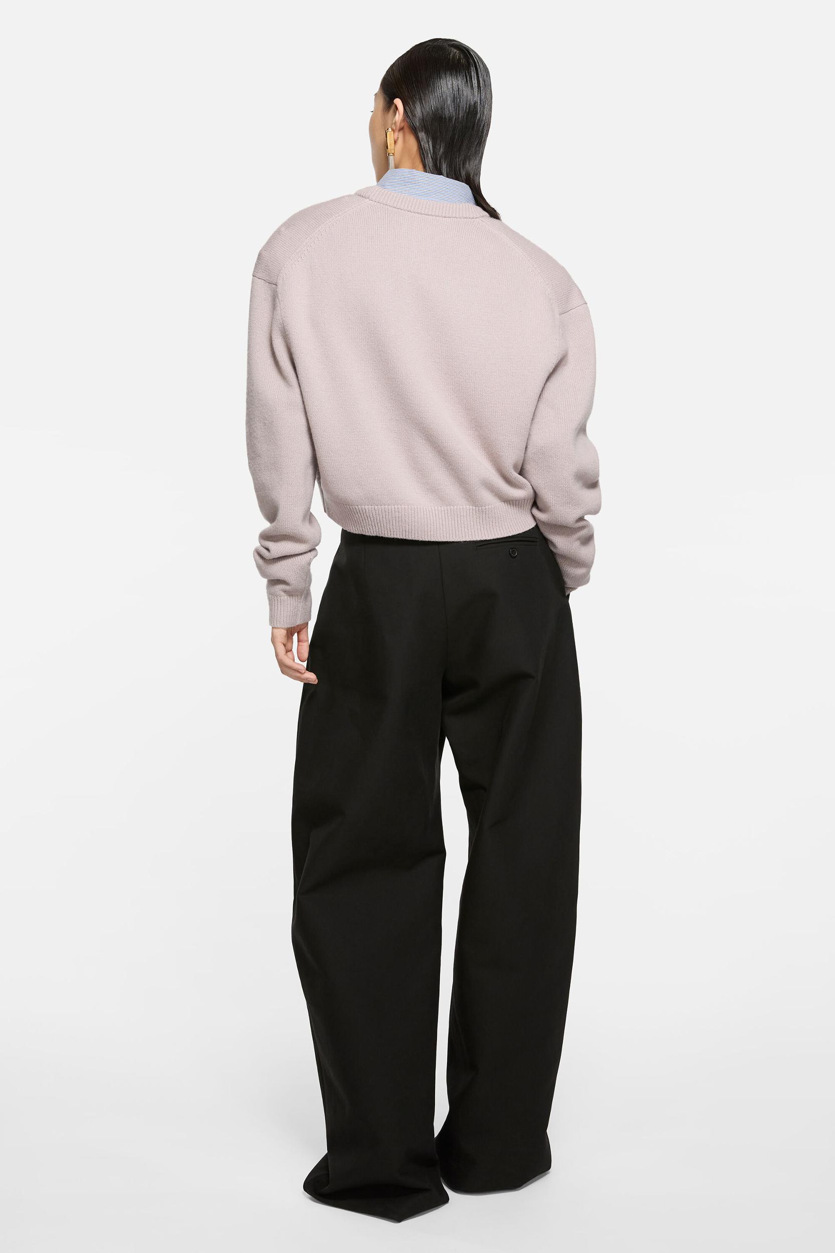 Wool v-neck sweater Product Image