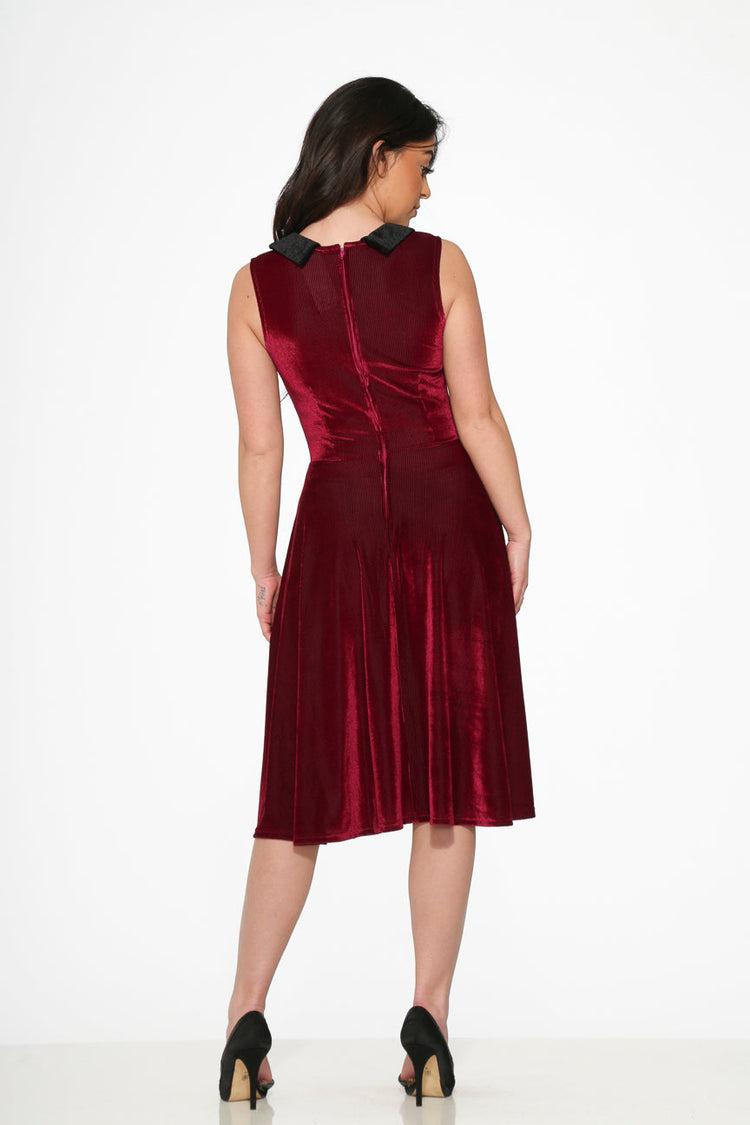 Purple Kurtroy with Black Collor Swing Dress Product Image