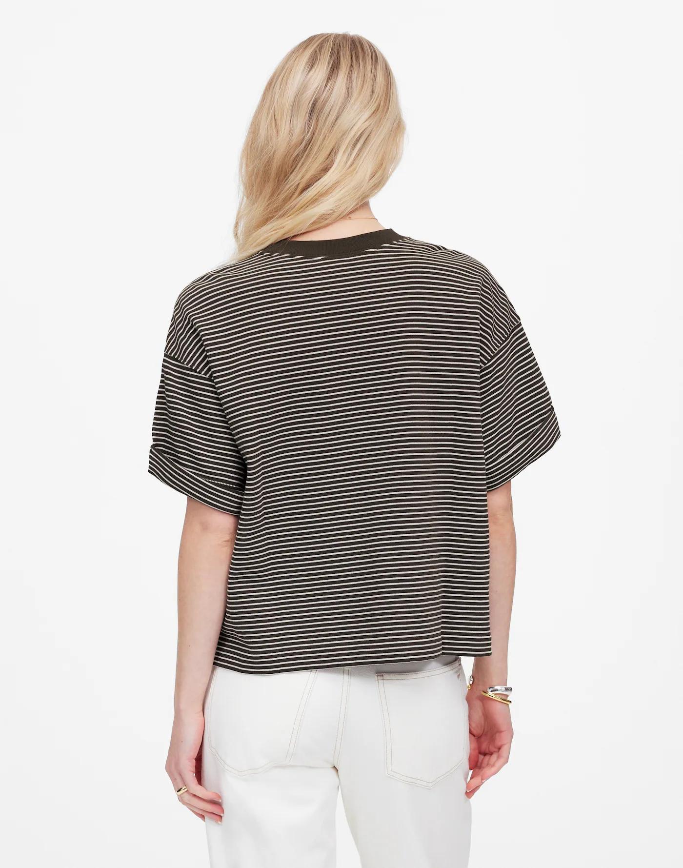 Sweatshirt Tee in Stripe Product Image