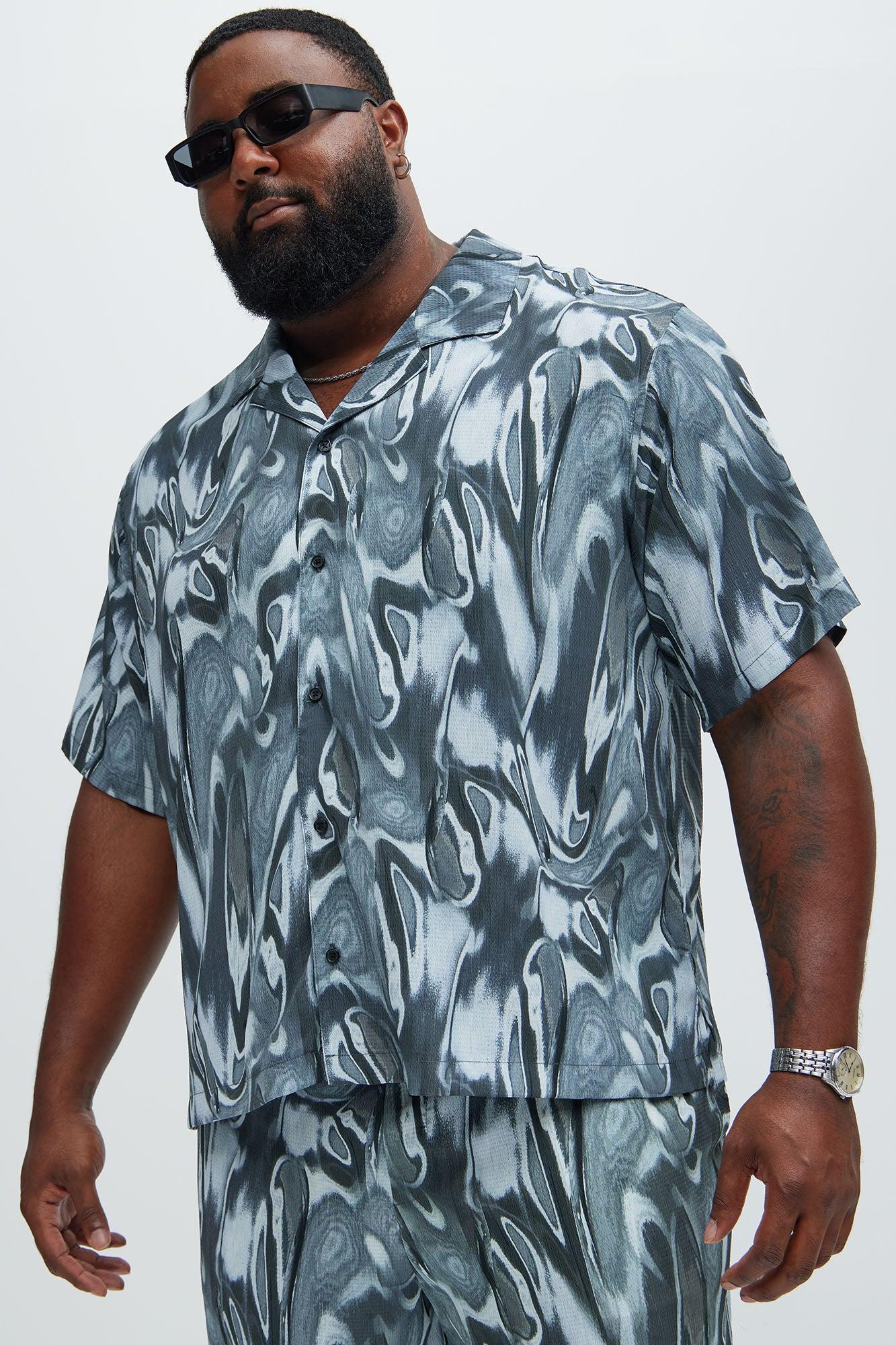 Midnight Oil Textured Shirt - Black/combo Product Image