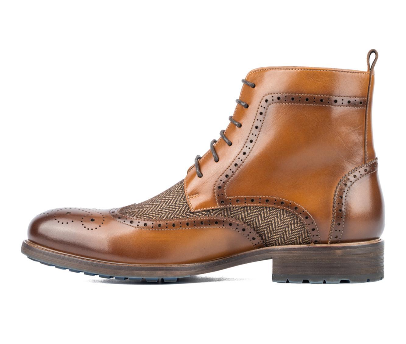 Men's Vintage Foundry Co Flint Lace Up Wingtip Dress Boots Product Image