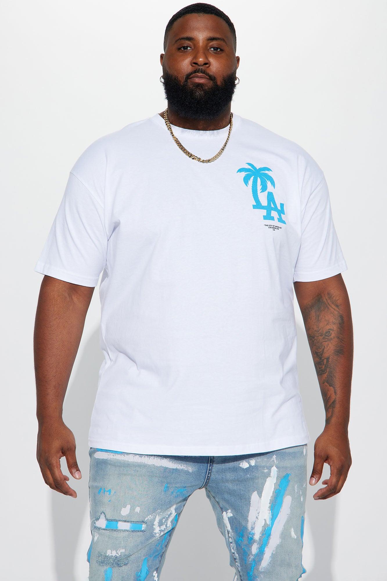 LA Palm Tree Short Sleeve Tee - White Product Image