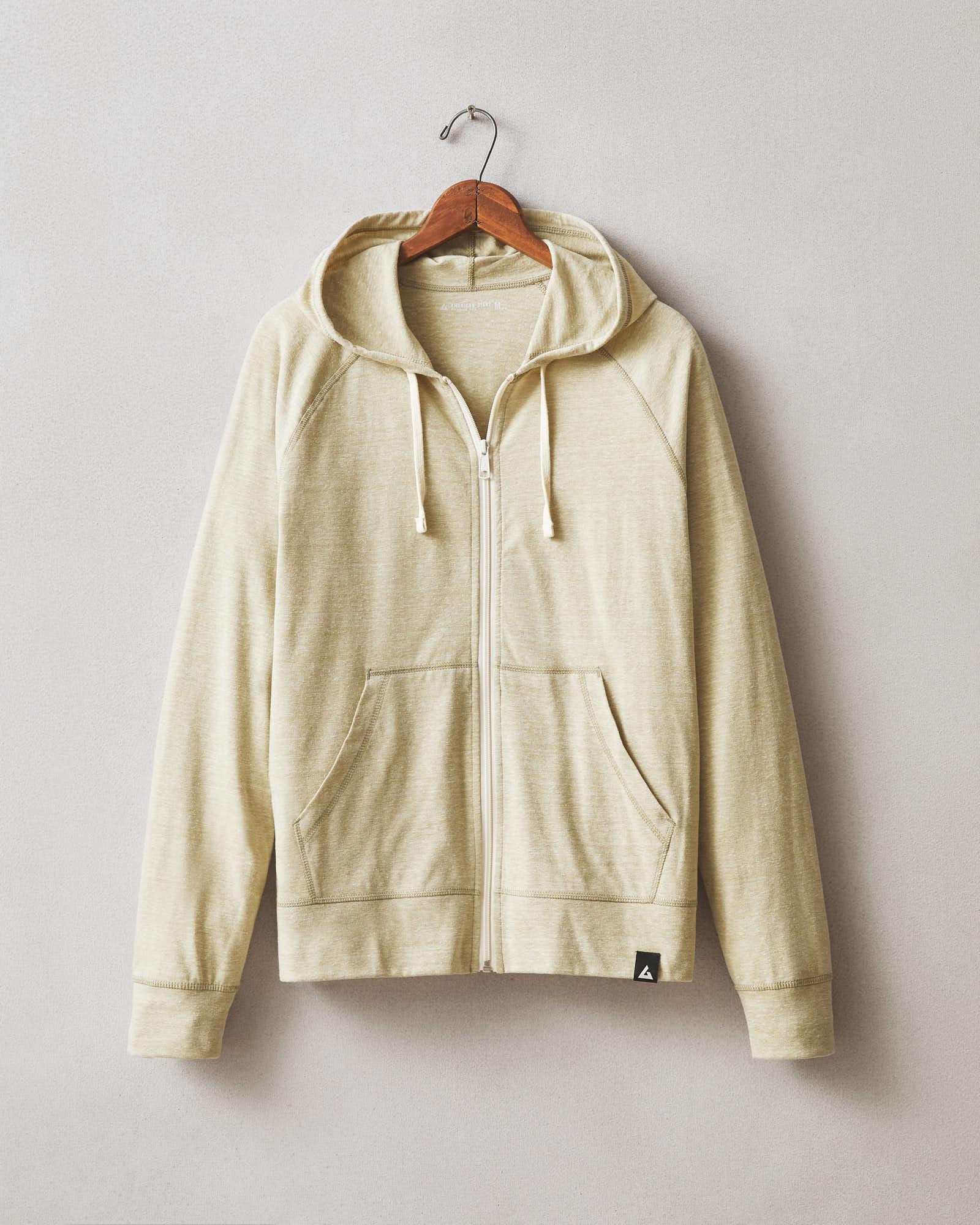 Men's Lightweight Full Zip - Buckwheat Heather Product Image