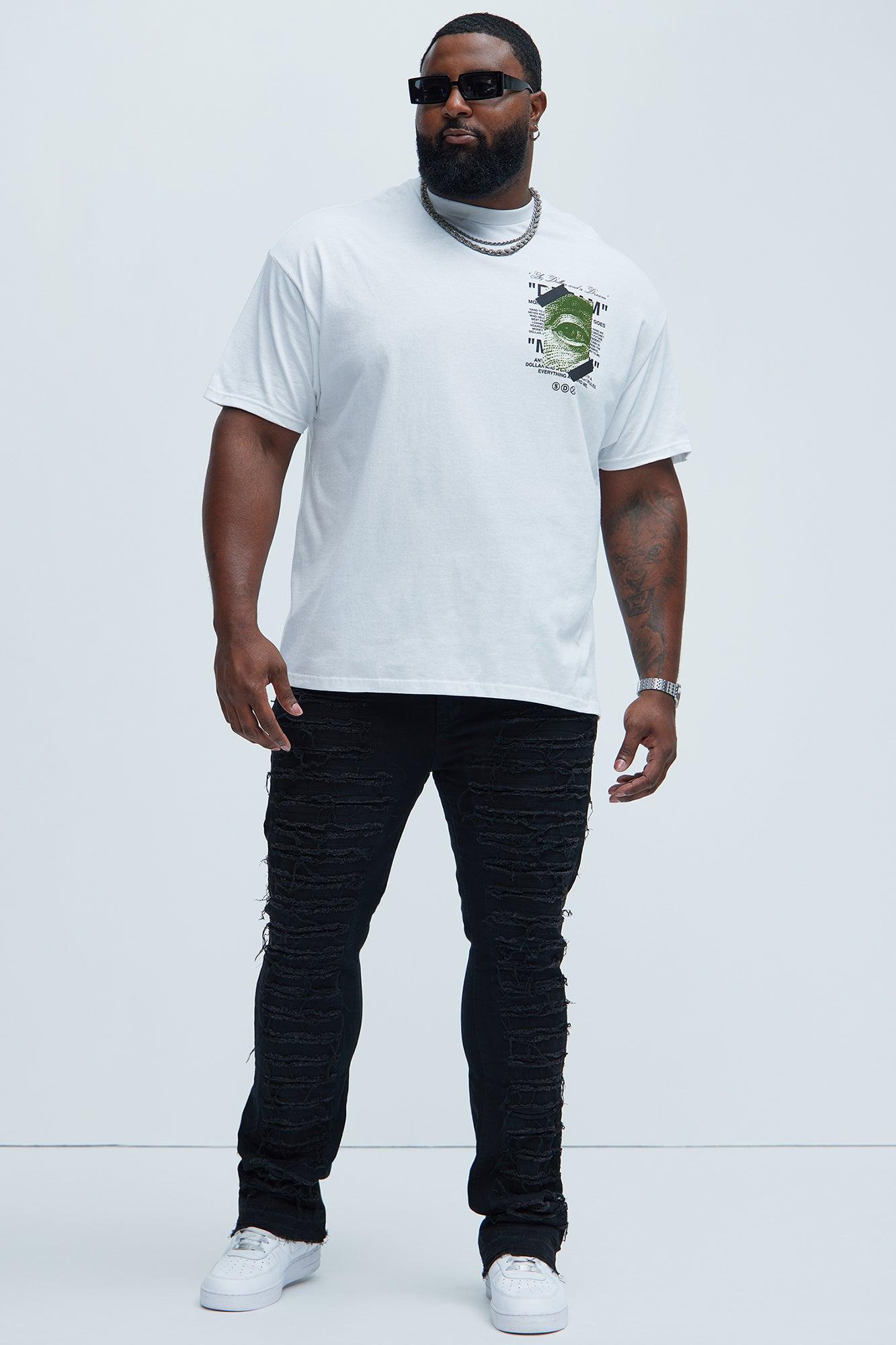 A Dollar And A Dream Short Sleeve Tee - White Product Image