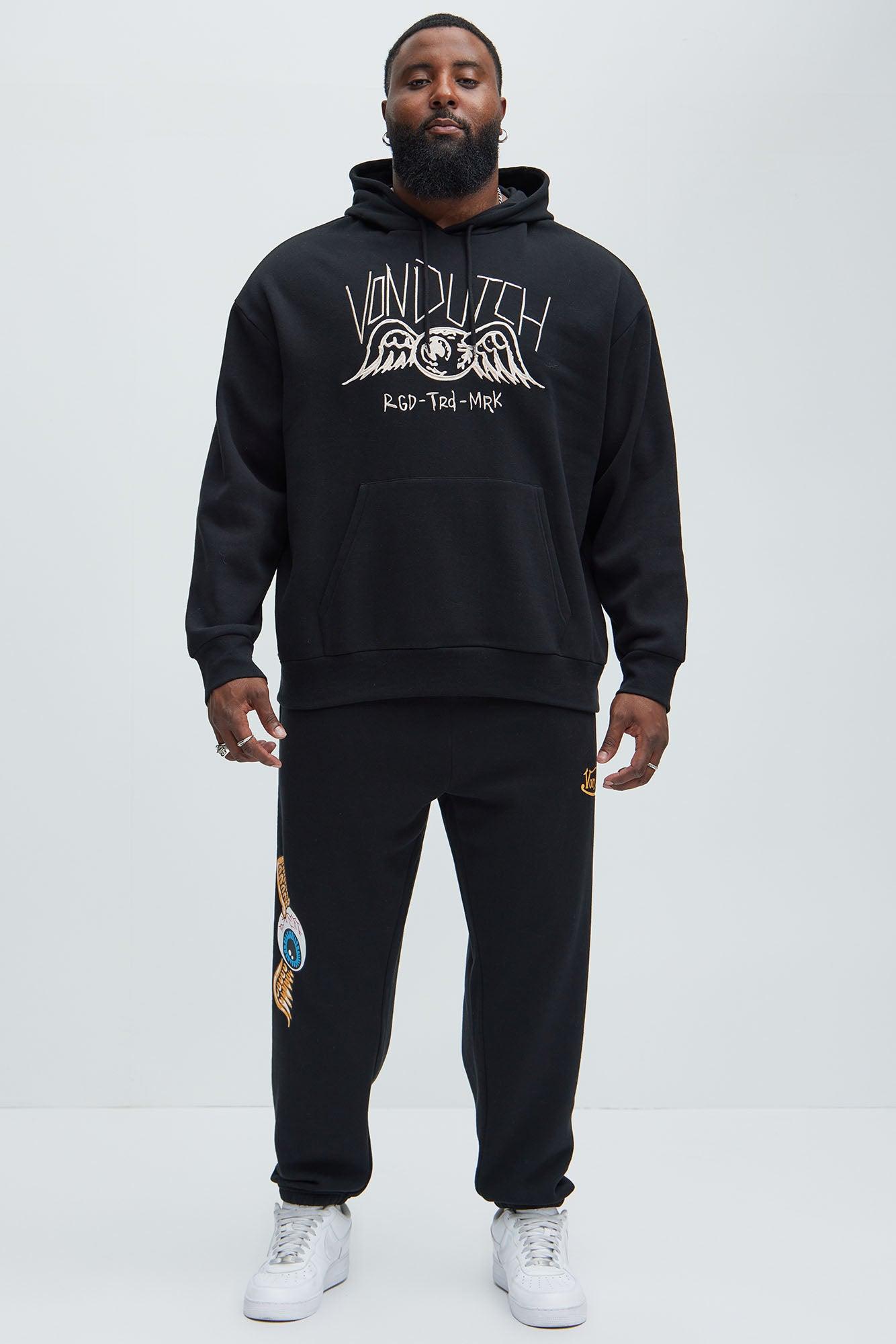 Von Dutch Eye Sketch Hoodie - Black Product Image