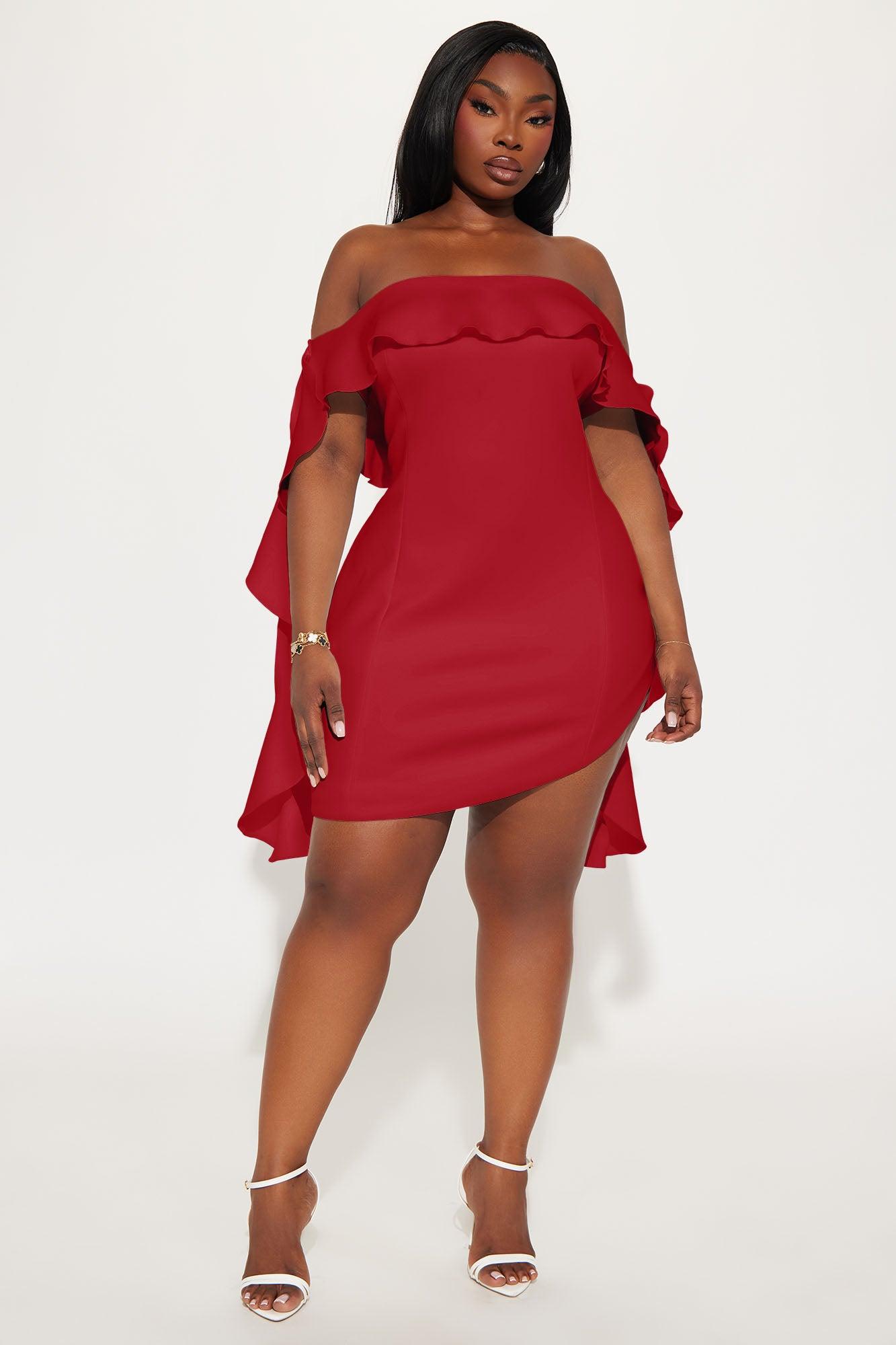 Carolina Mini Dress - Red Female Product Image