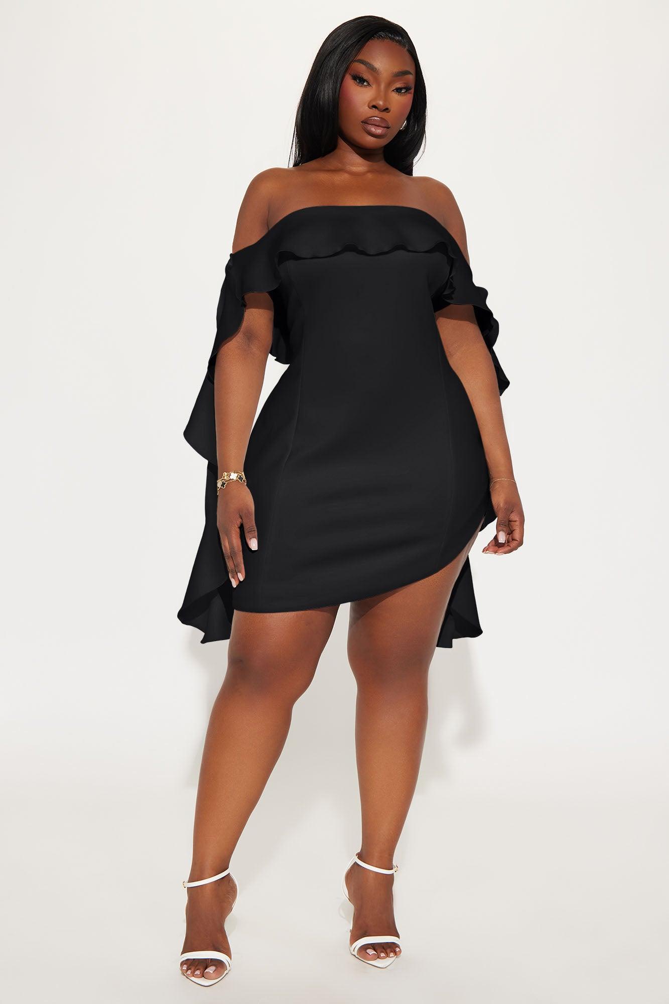 Carolina Mini Dress - Black Female Product Image