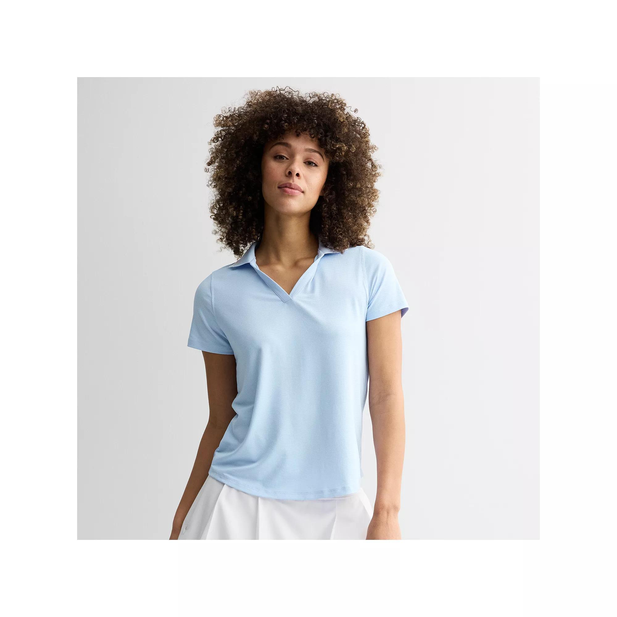 Women''s Tek Gear® Polo Tee with Piping, Women's, Size: XL, Baron River Product Image