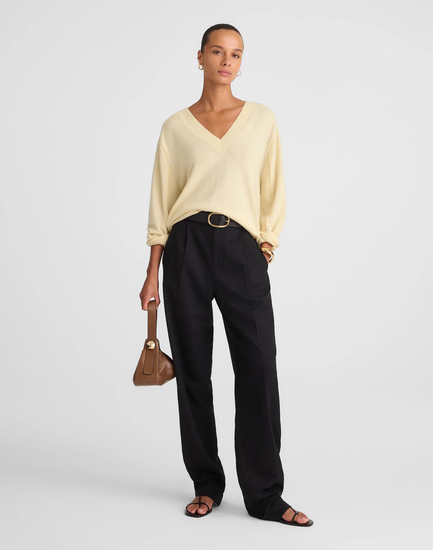Cashmere V-Neck Sweater Product Image