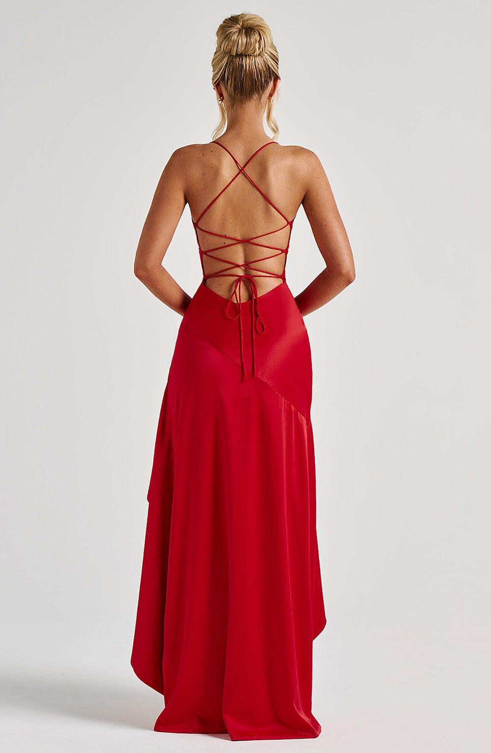 Samira Maxi Dress - Red Product Image