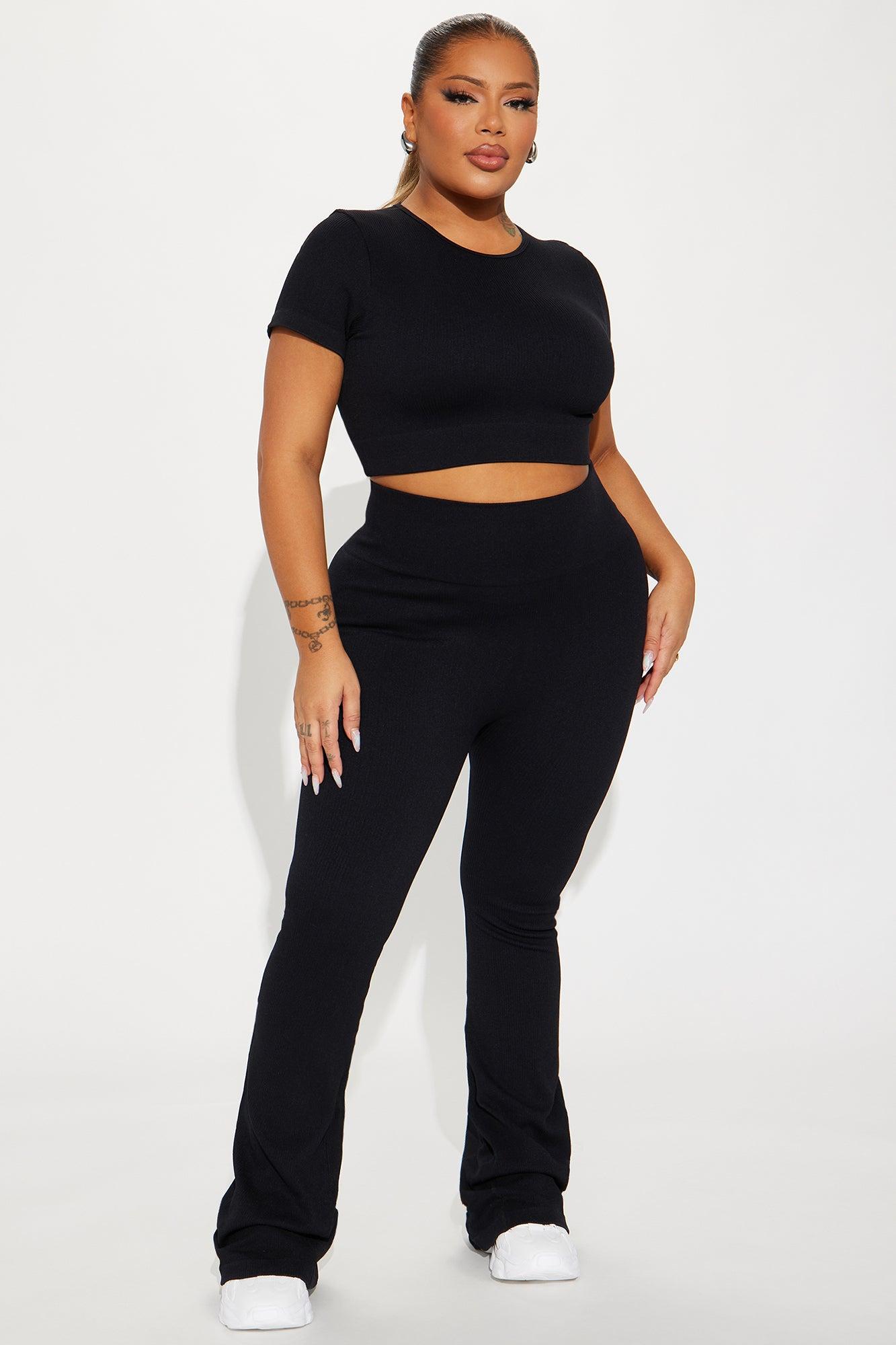 Body Goals Effortless Seamless Active Set - Black Product Image