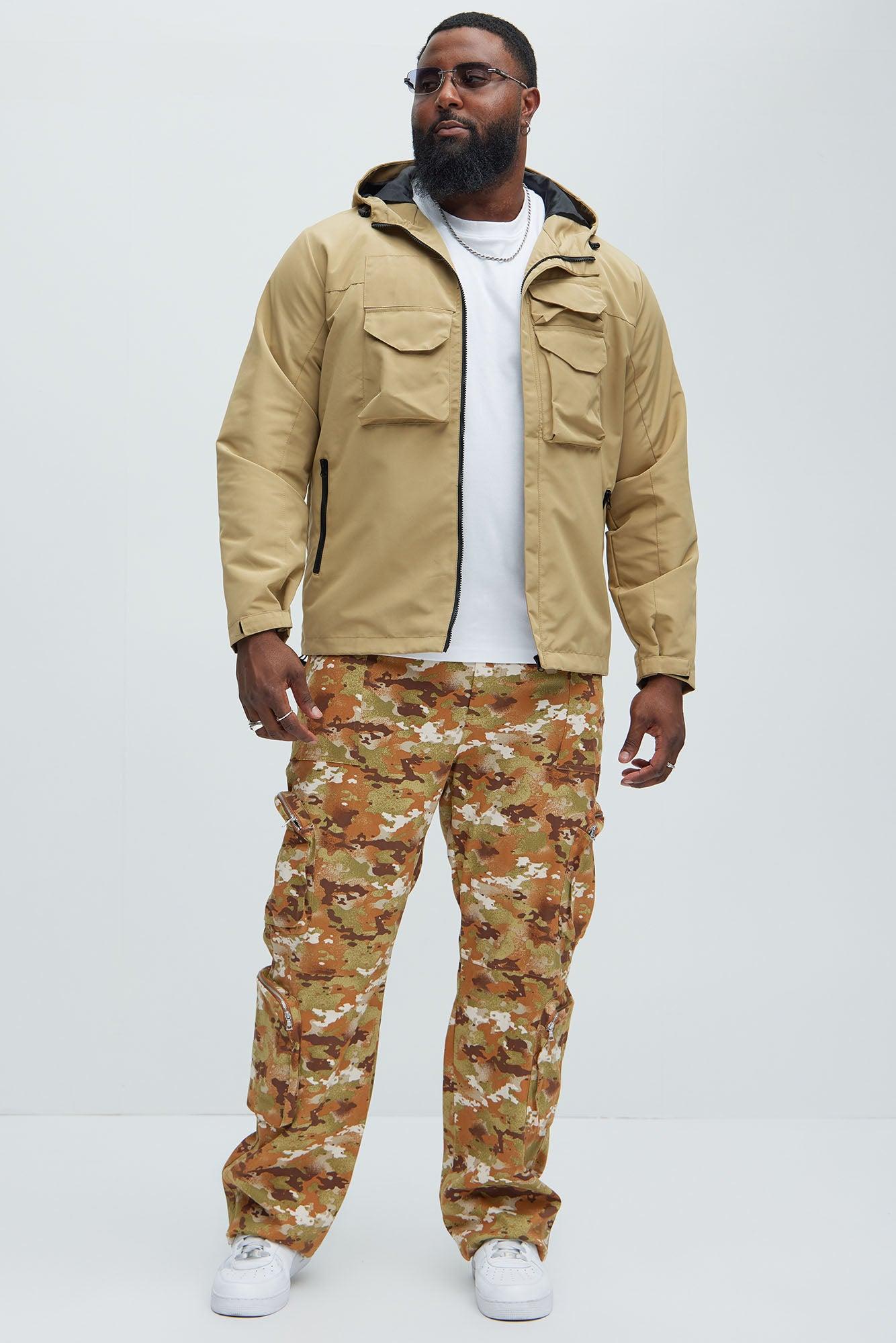 Tony Straight Cargo Pants - Camouflage Product Image