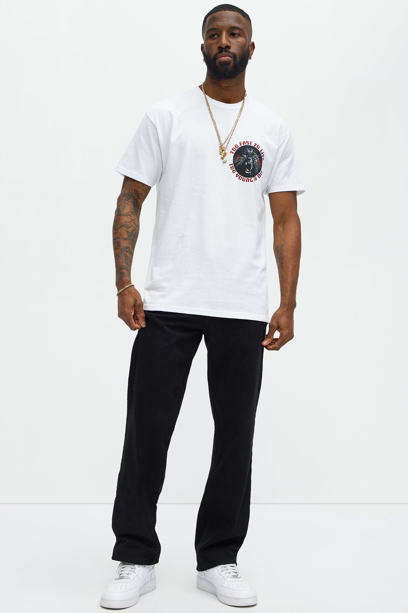 Too Fast To Live Short Sleeve Tee - White Product Image