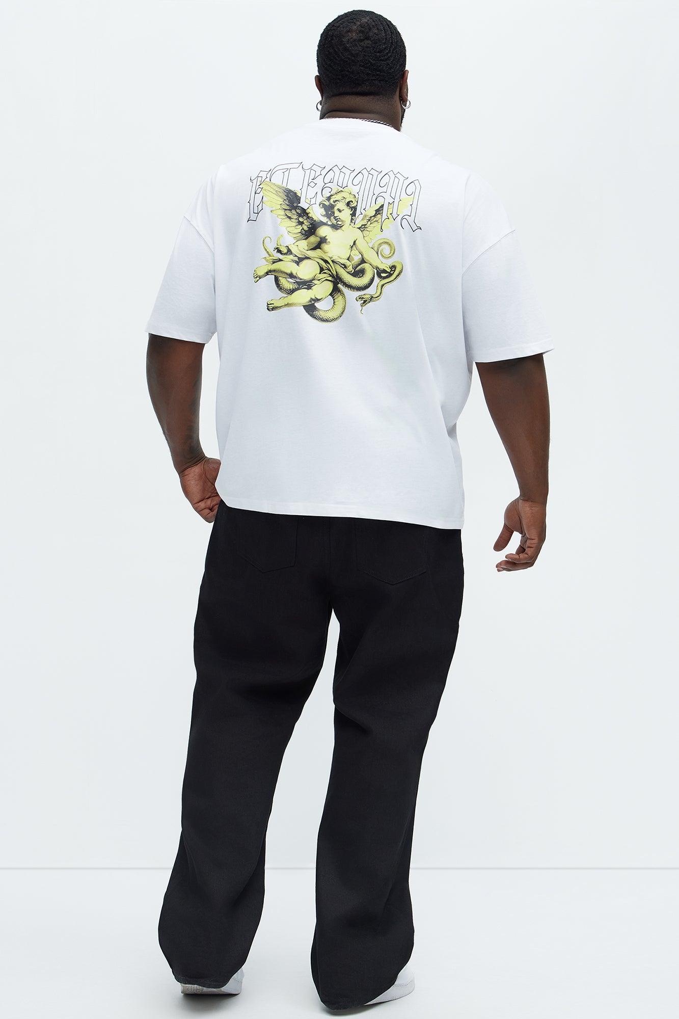 Sacred Eternal Oversized Short Sleeve Tee - White Product Image