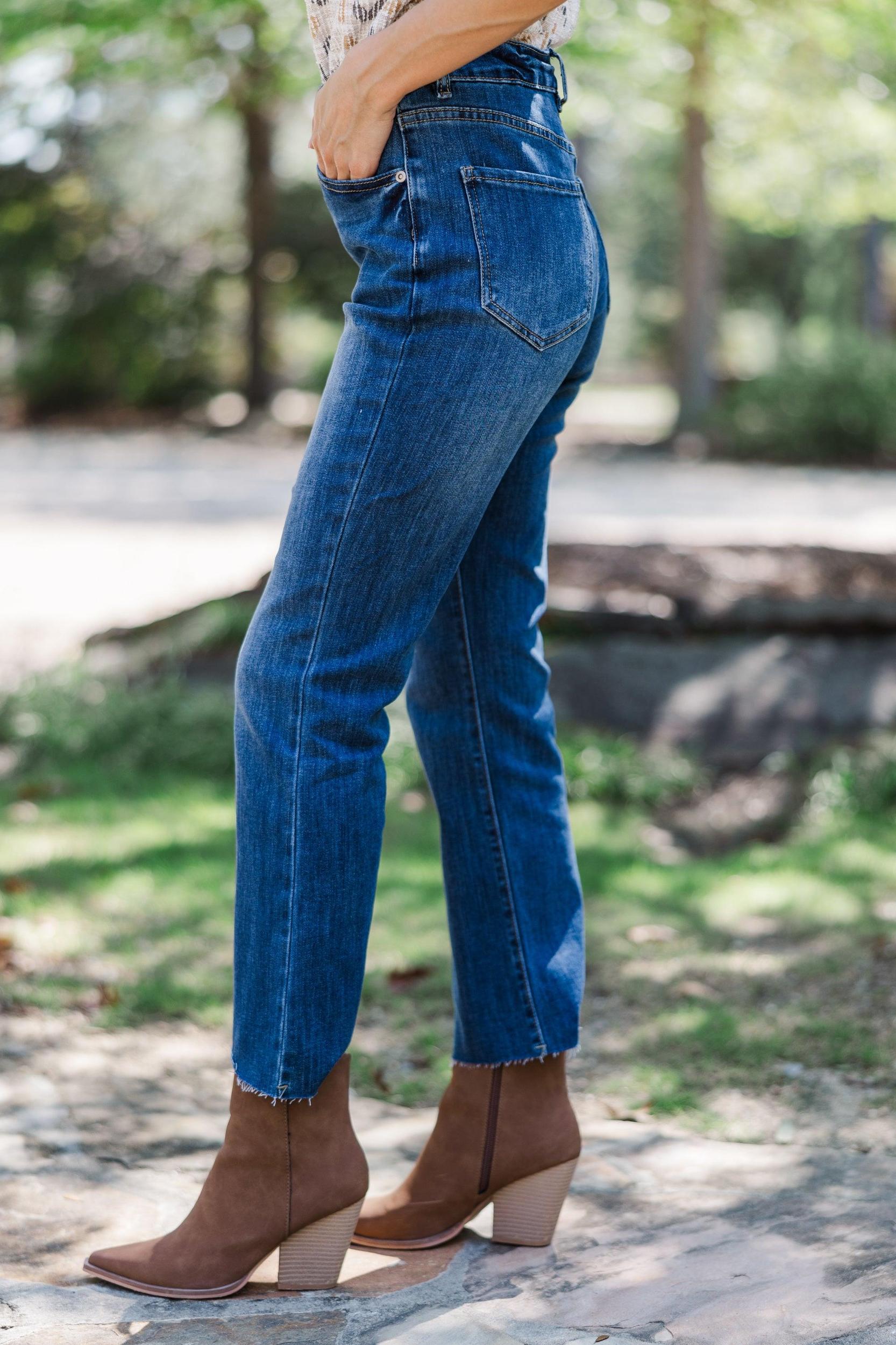 No Matter What Dark Wash Jeans Female Product Image