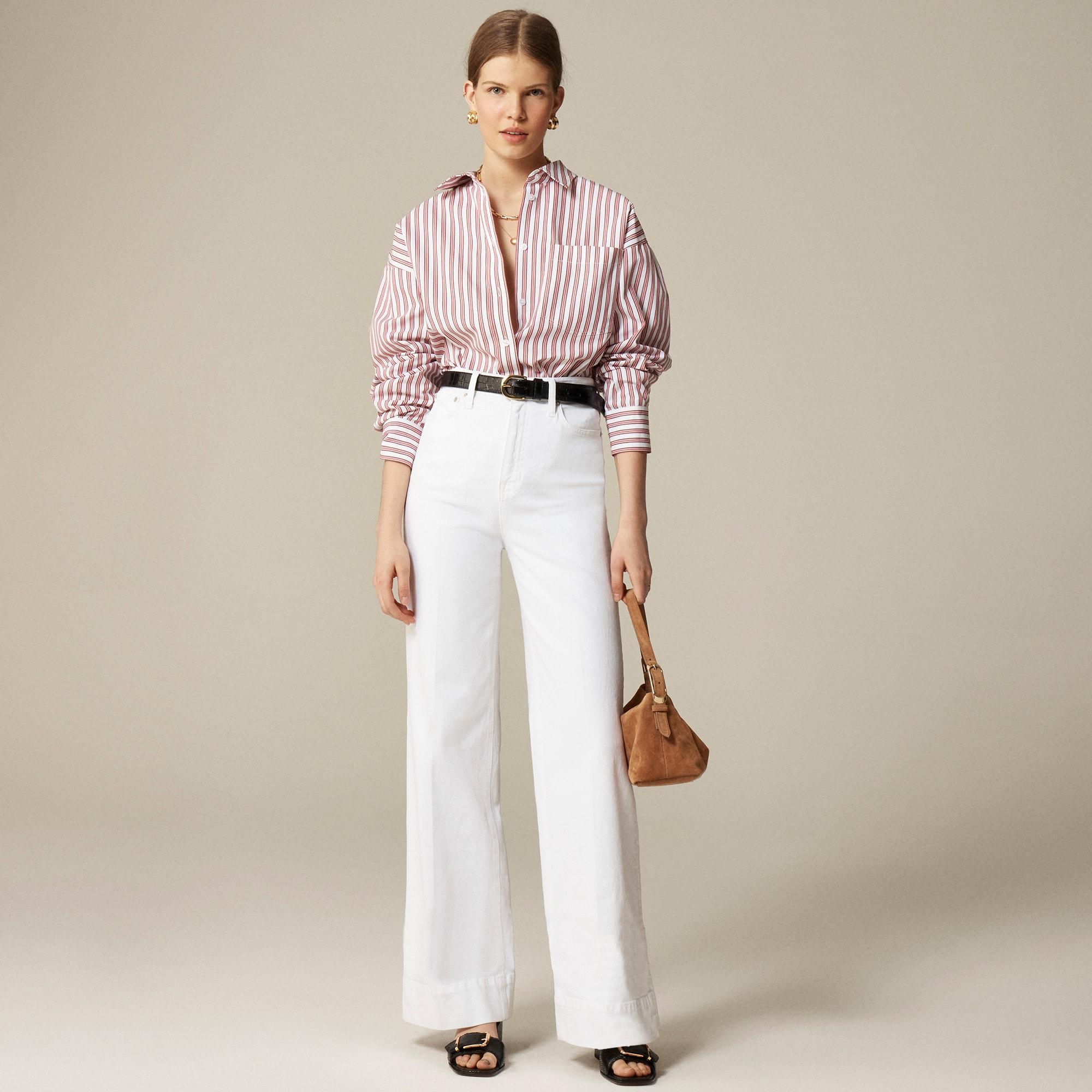 New high-rise denim trouser jean Product Image