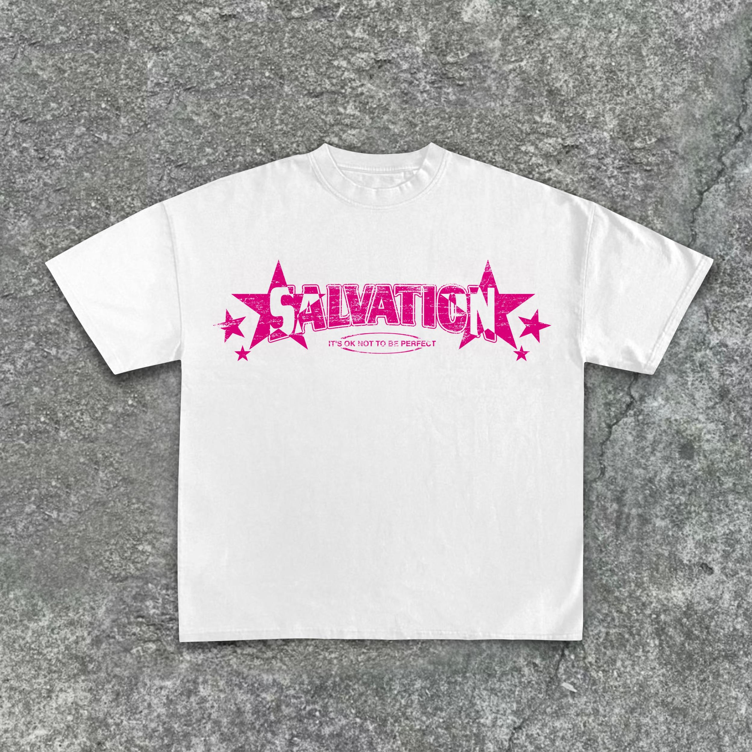 Men's God S Blessings Alphabet Slogan Print Cotton T-Shirt Product Image