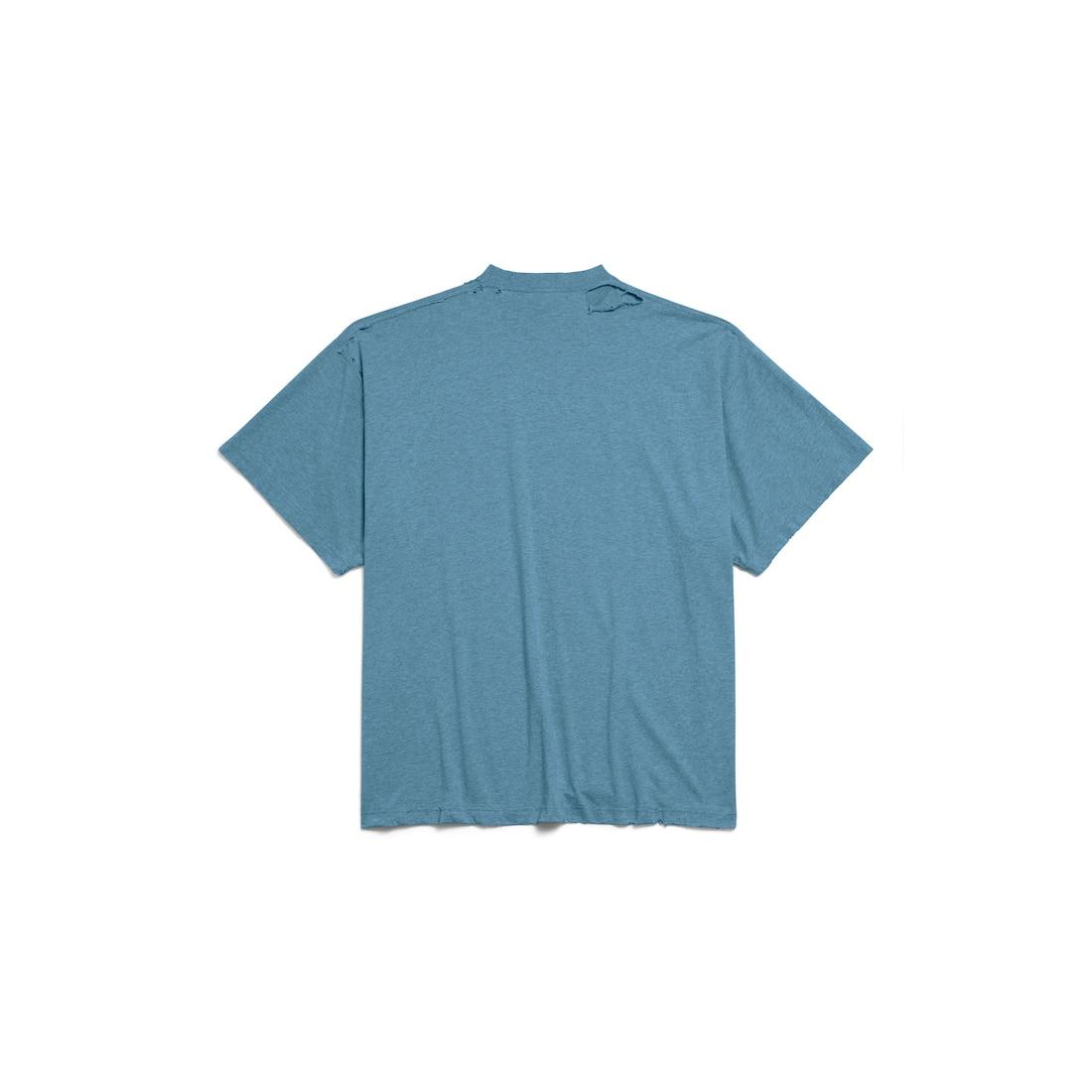 International T-shirt Oversized in Grey Blue Product Image