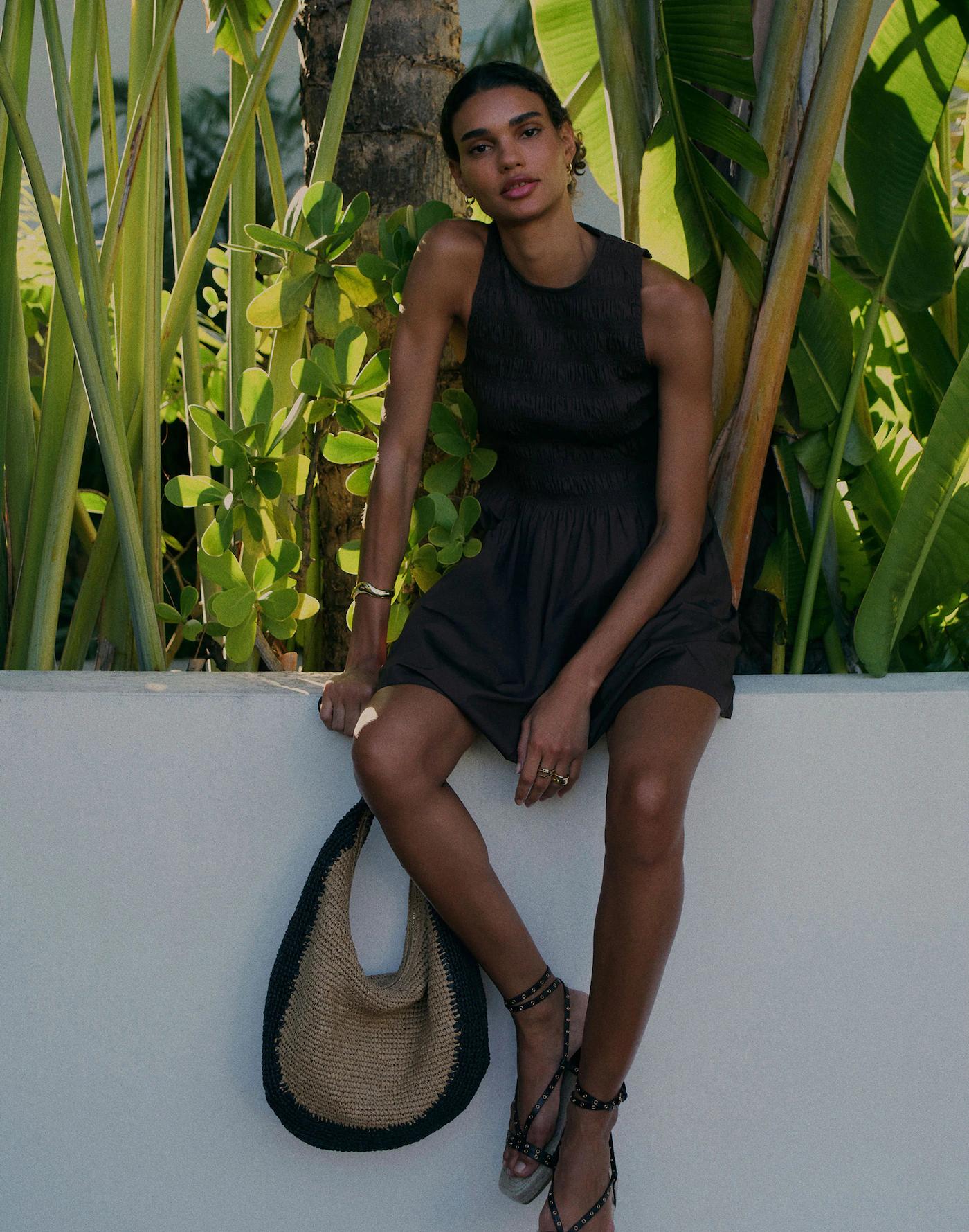 The Melody Smocked Mini Dress Product Image