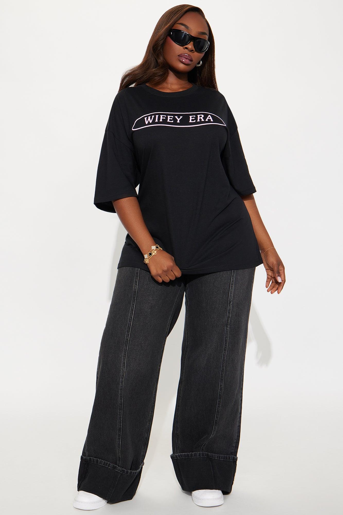 Love Made Me Do It Oversized Tee - Black Product Image