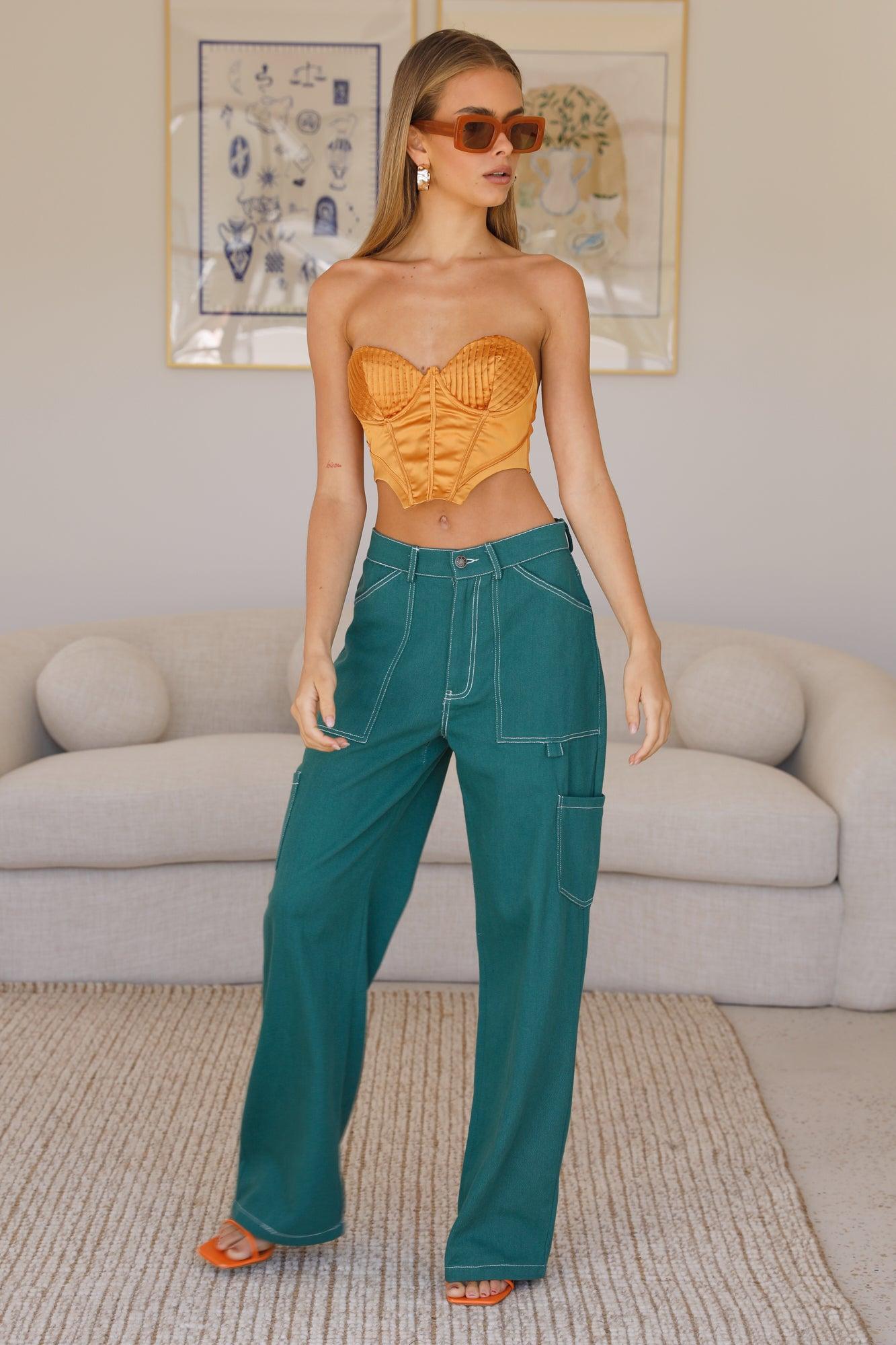 Outer Space Pants Green Product Image