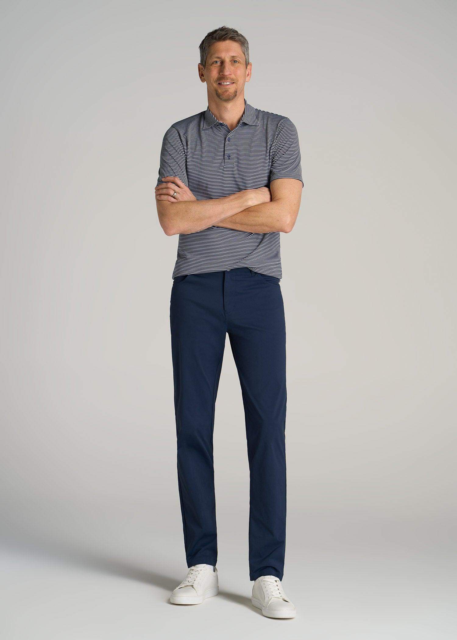 TAPERED-FIT Traveler Pants for Tall Men in Tan Male Product Image
