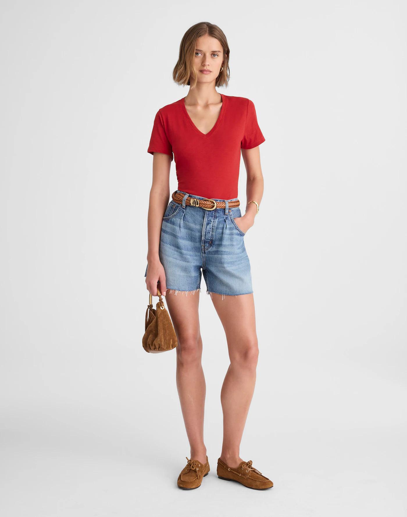 Relaxed V-Neck Tee Product Image