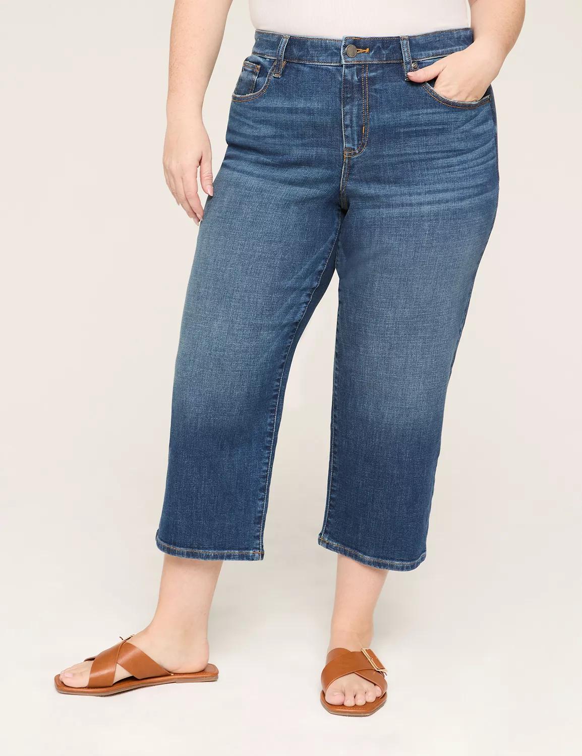 Signature Fit Straight Leg Crop Jean Product Image