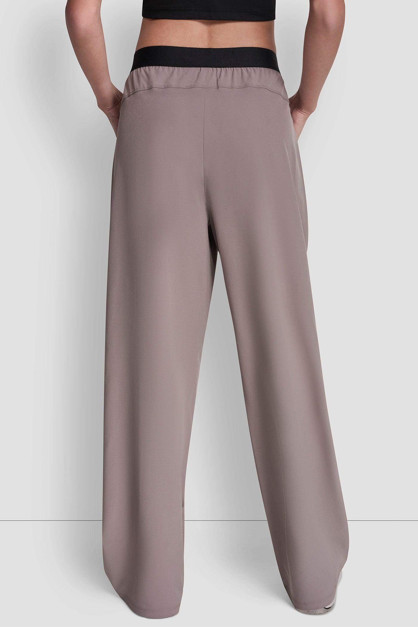 HIGH-RISE LOGO-WAIST WIDE-LEG PANT Product Image