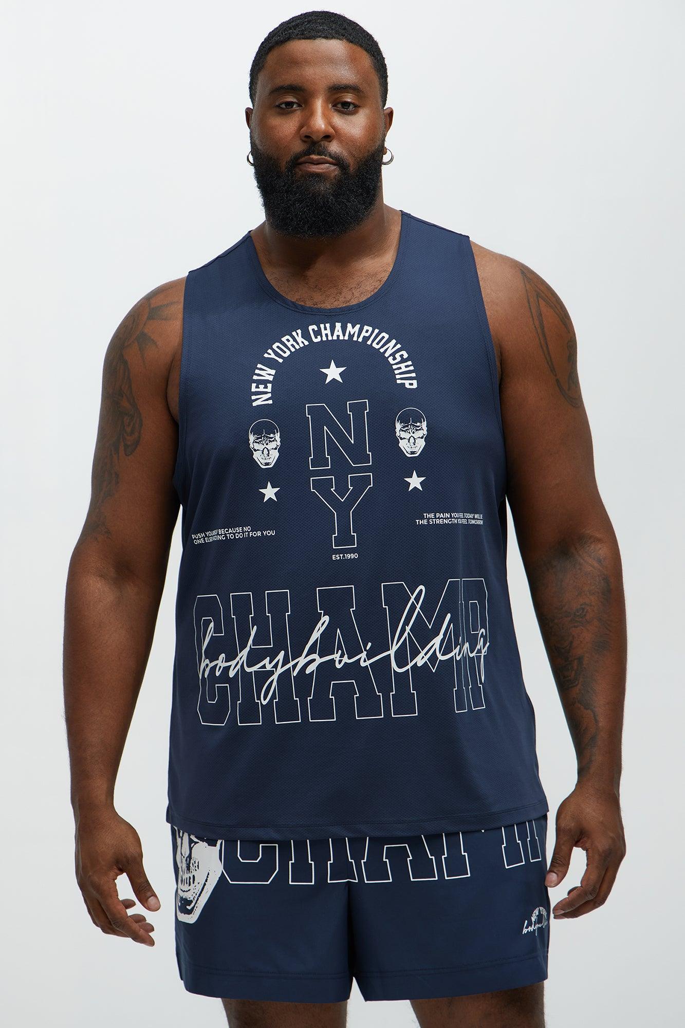 NY Champ Active Tank Top - Navy Product Image
