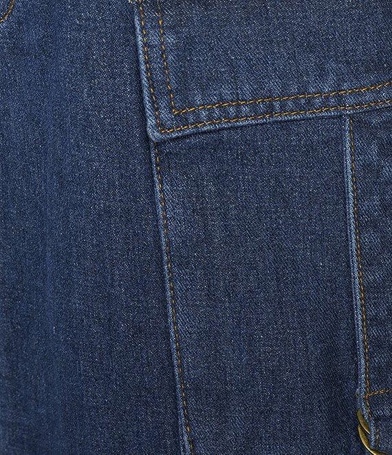 C&V Chelsea & Violet Coordinating Denim Cargo Skirt Product Image